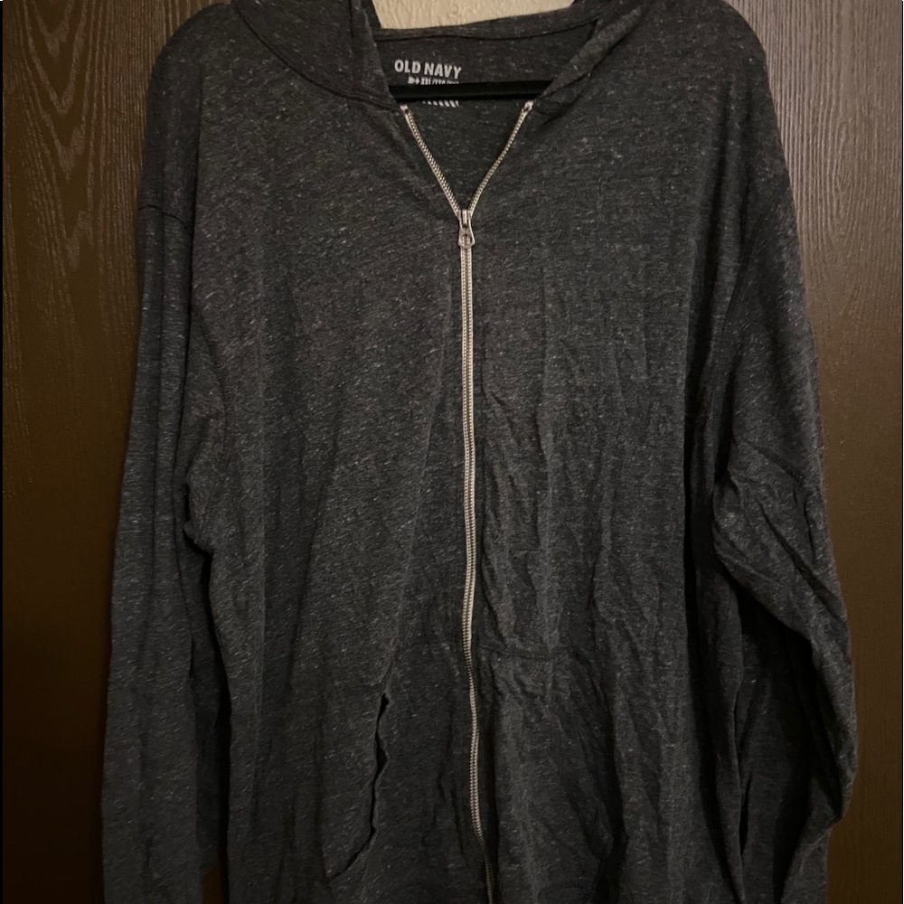 Zip up sweat shirt